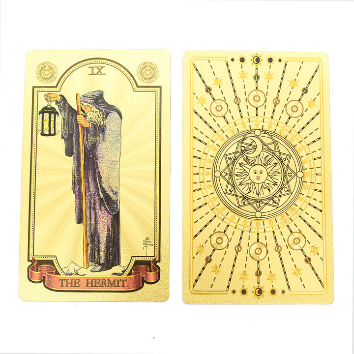 Cartas del Tarot Sol y Luna de Olivenorma 80ps "El Loco" Waite