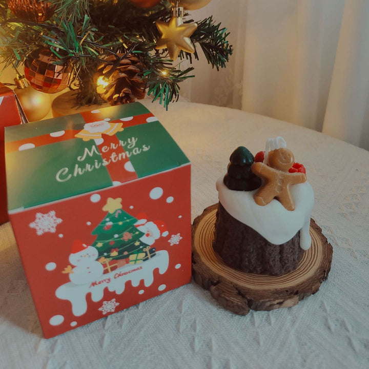 Vela modelo galleta pastel navidad Olivenorma
