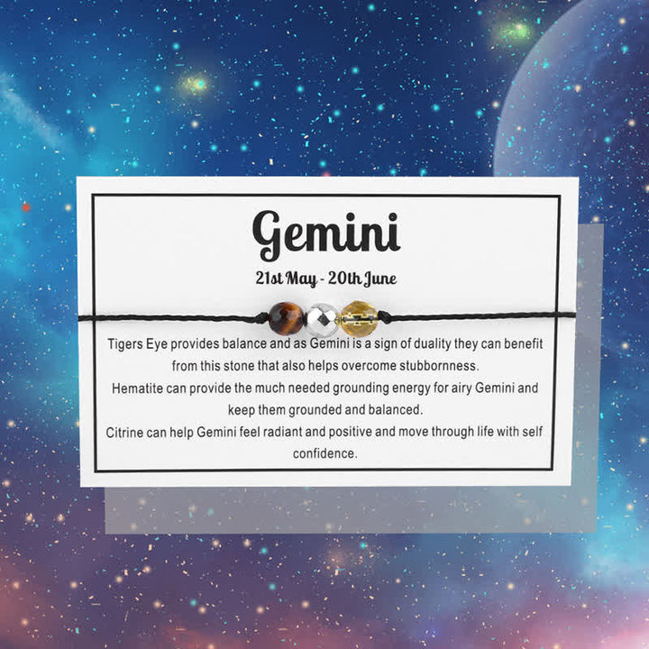 Pulsera mágica de 12 estrellas con cuentas de cristal.