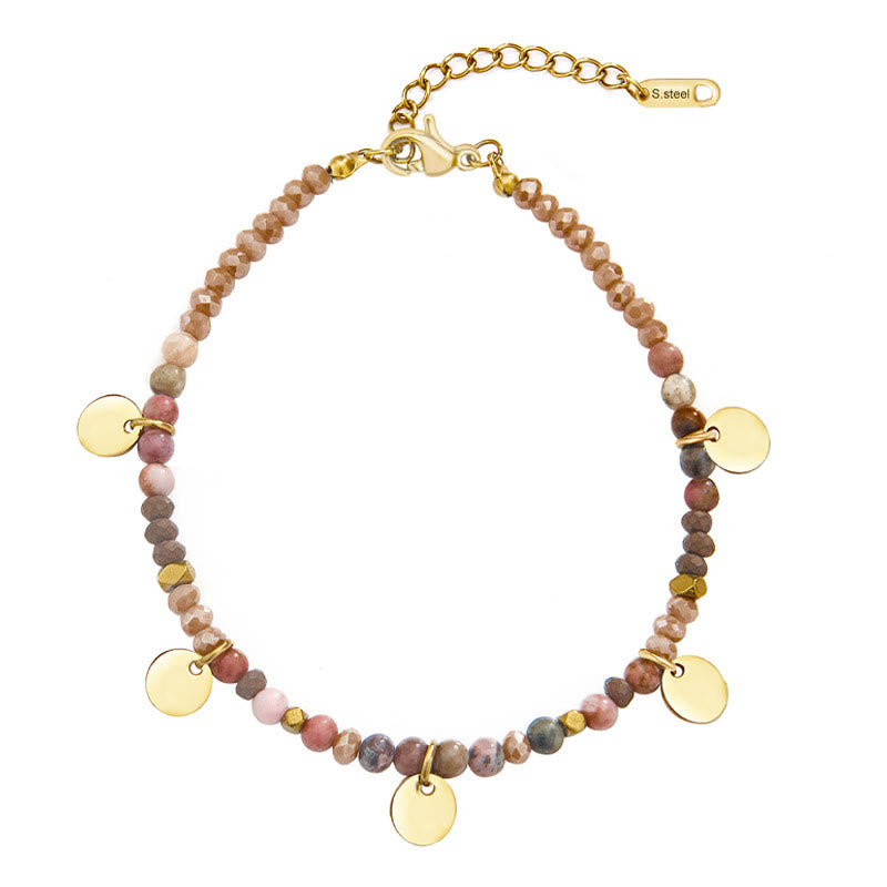 Juego de pulseras apilables con estrellas de turquesa natural de Olivenorma 