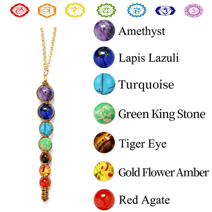 Collar de sanación de chakras con orgón de Olivenorma 