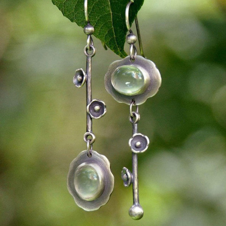 Pendientes retro de purificación de cristal