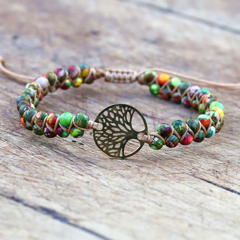 Pulsera de piedra de transformación y evolución espiritual de Olivenorma