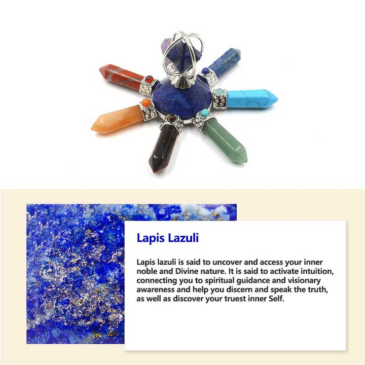 Decoración de chakras con cristales naturales de Olivenorma