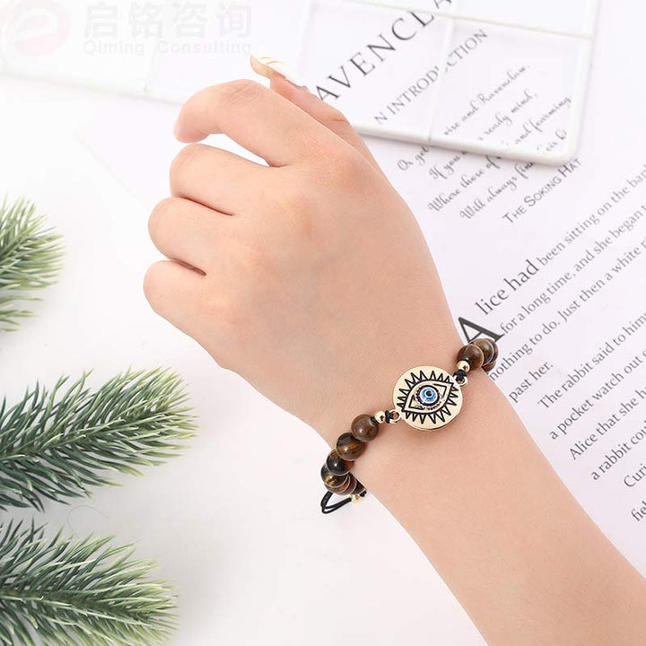 Pulsera de protección contra el mal de ojo de tigre