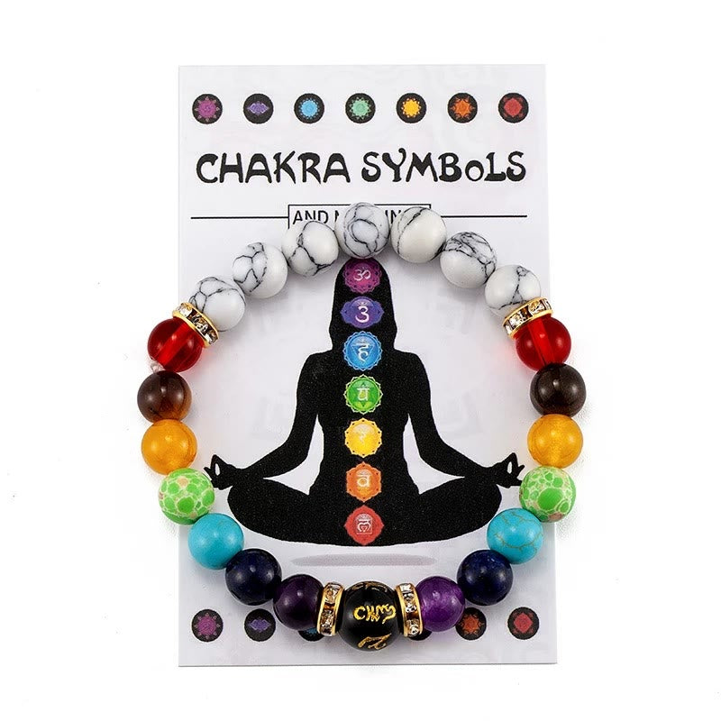 Pulsera de cristales naturales para aliviar la ansiedad de Olivenorma 