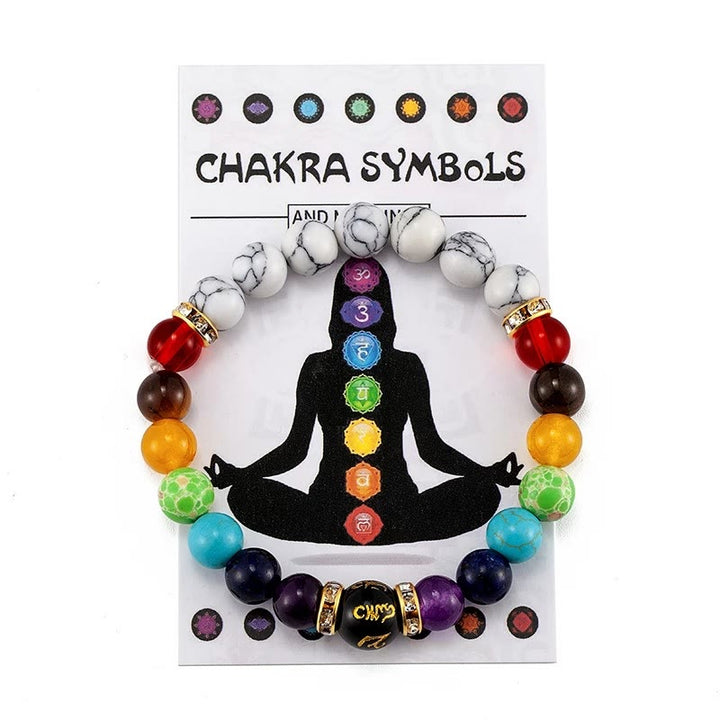 Pulsera de cristales naturales para aliviar la ansiedad de Olivenorma 