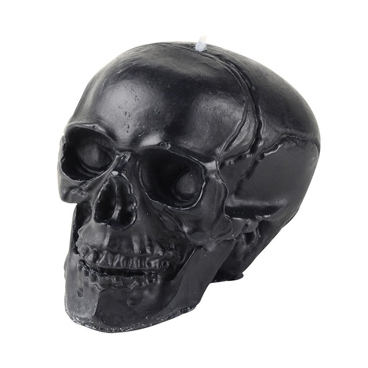 Vela perfumada con forma de calavera y calabaza de Olivenorma