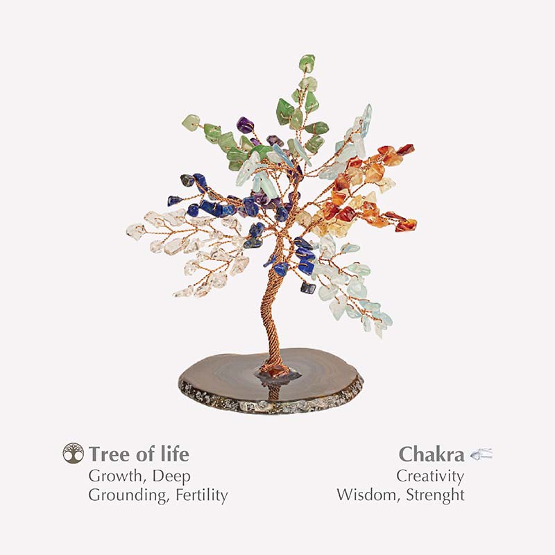 Árbol de Feng Shui de los chakras de la fuerza y el crecimiento de Olivenorma
