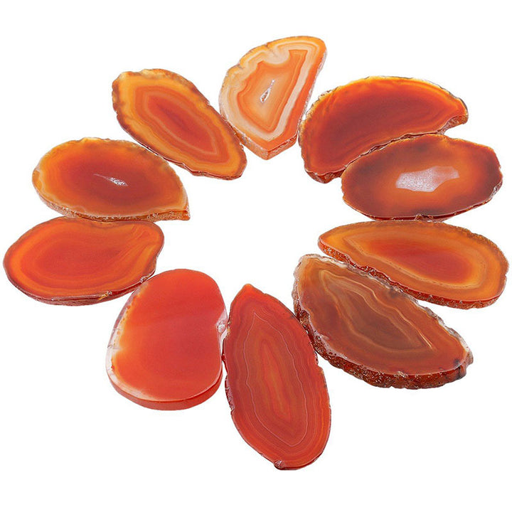 Piedras preciosas decorativas de ágata laminada natural de Olivenorma
