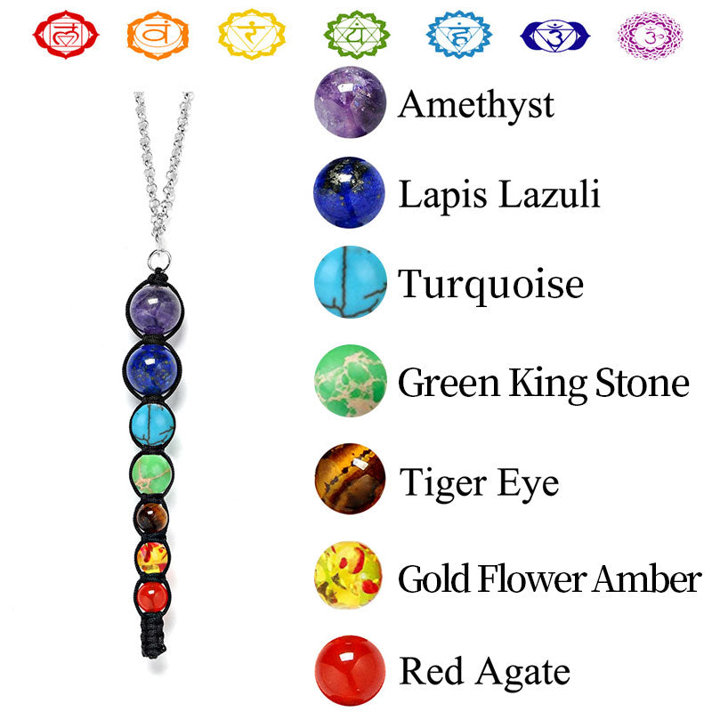 Collar de sanación de chakras con orgón de Olivenorma 