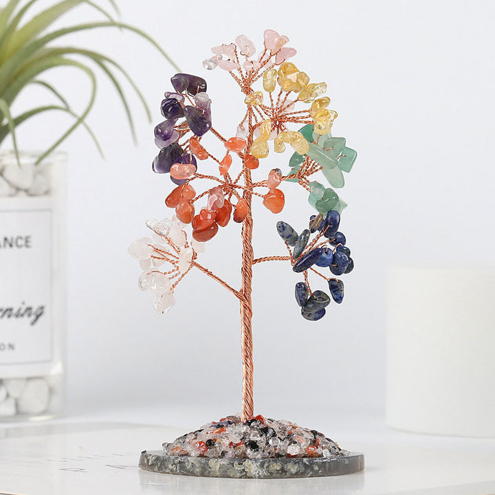 Árbol de Feng Shui de los chakras de la fuerza y ​​el crecimiento de Olivenorma 