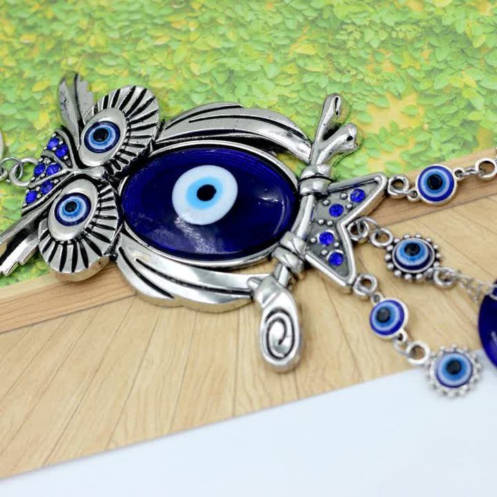 Amuleto de protección para el mal de ojo y el búho de Olivenorma para decoración de pared