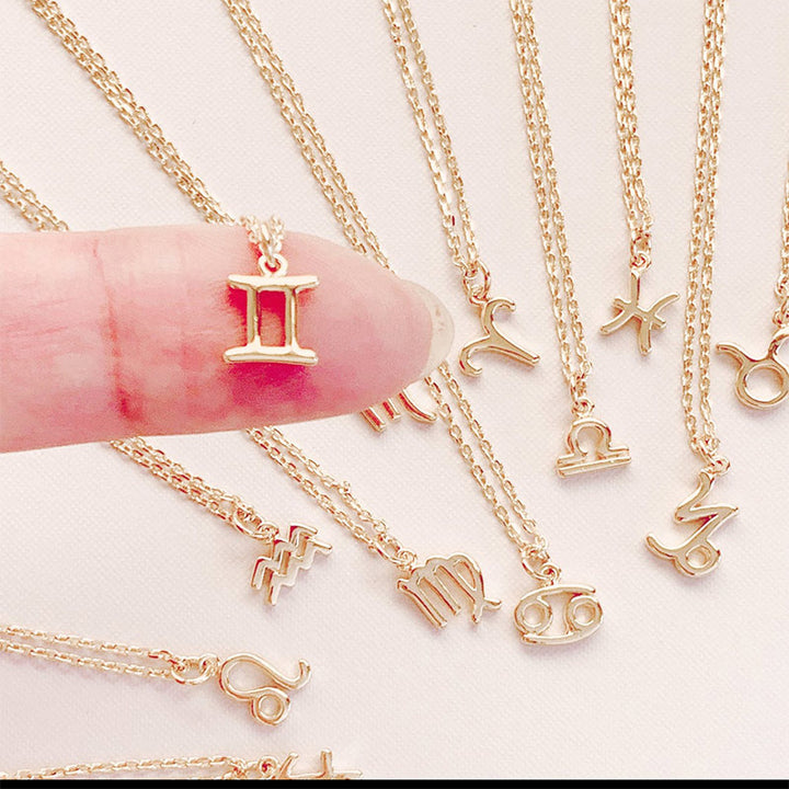Collar de protección con piedra de nacimiento del zodíaco de Olivenorma