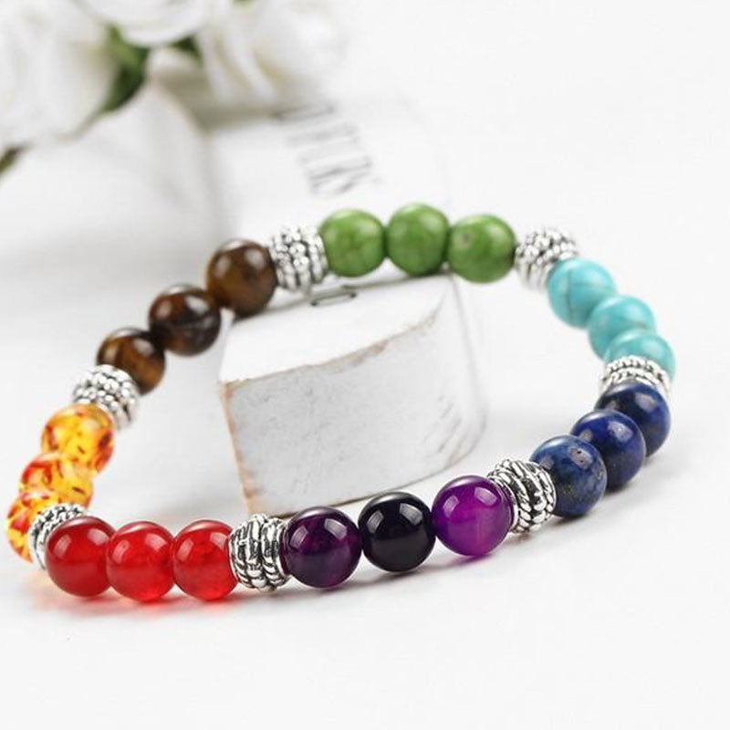 Pulsera de orgón con chakras de Olivenorma 