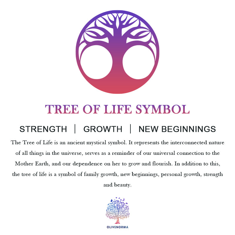 Árbol de Feng Shui con piedra de cristal natural Olivenorma