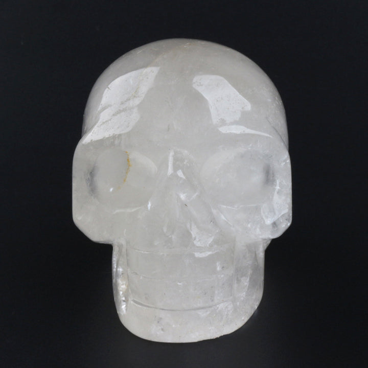 Decoración de calavera de cristal de cuarzo transparente de Olivenorma