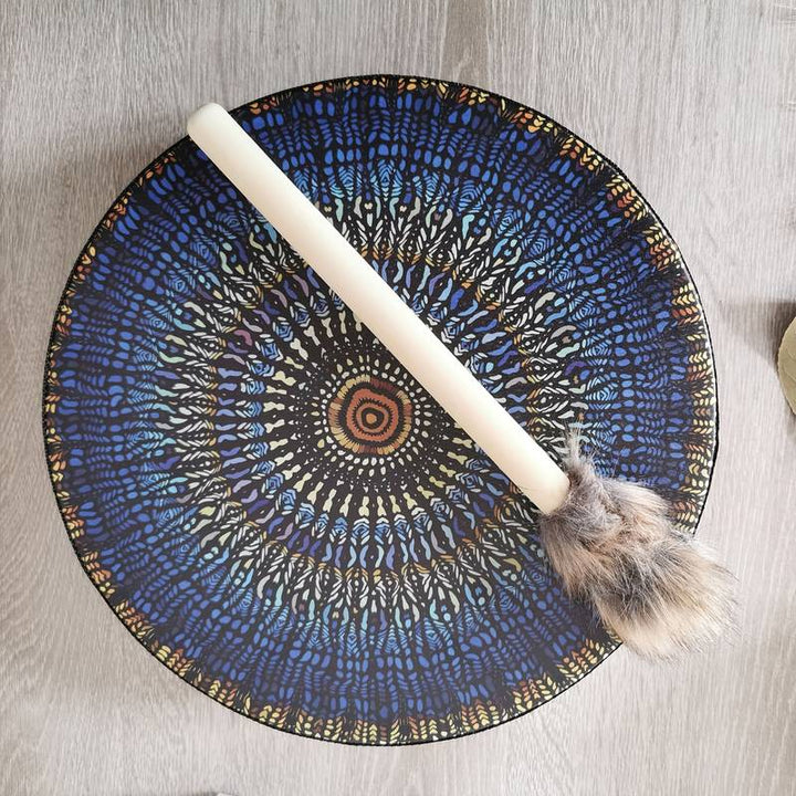 Percusión artesanal de Olivenorma con diseño único de mosaico