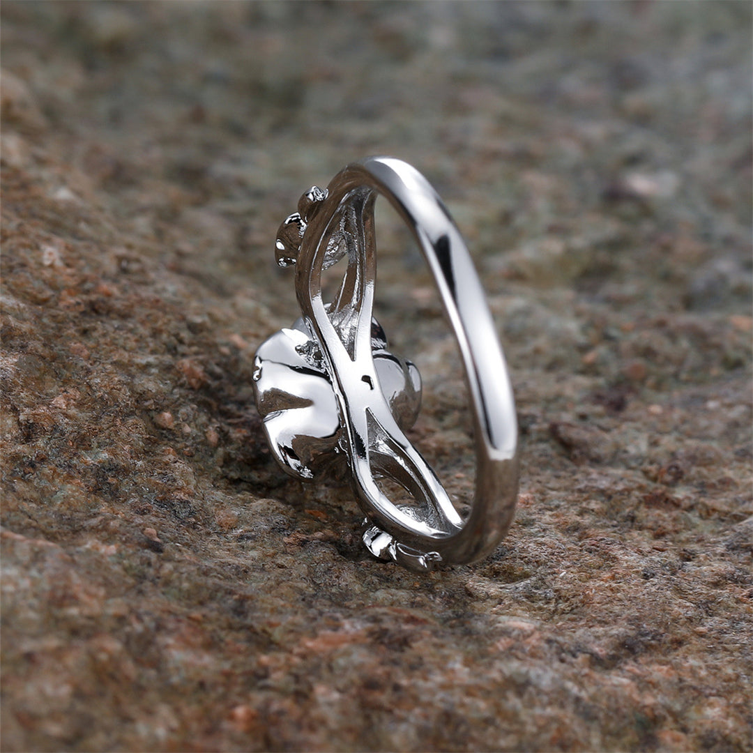 Anillo de ópalo exclusivo "Rosa del amor" de Olivenorma 