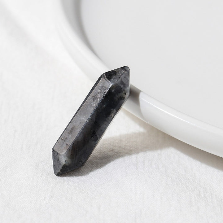 Piedras preciosas decorativas para chakras con columna de doble punta de cristal natural de Olivenorma