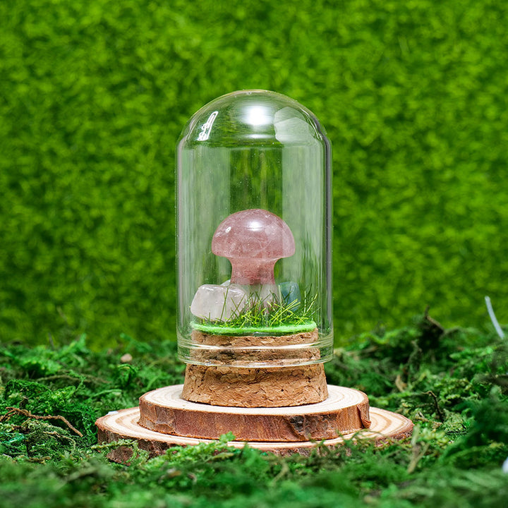 Adornos de muestra de mineral de cristal natural de Olivenorma 