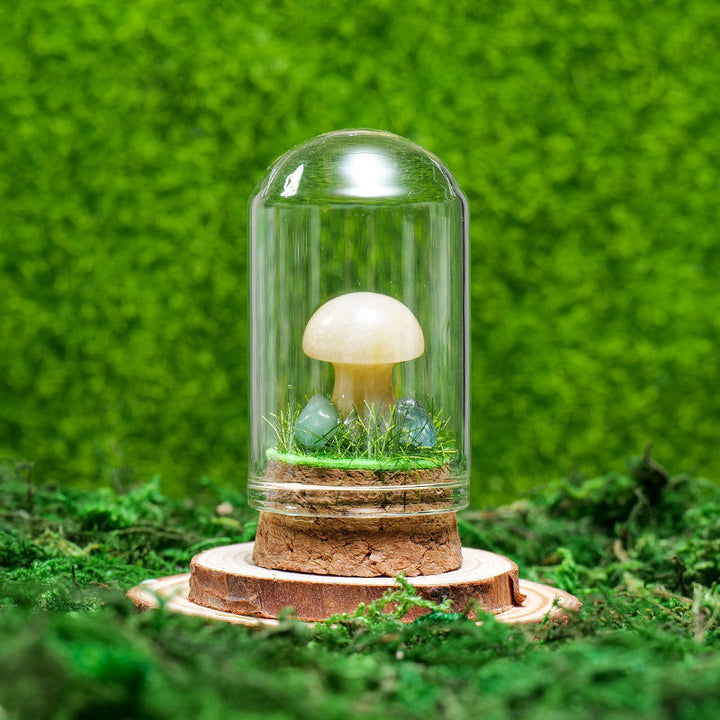 Adornos de muestra de mineral de cristal natural de Olivenorma 