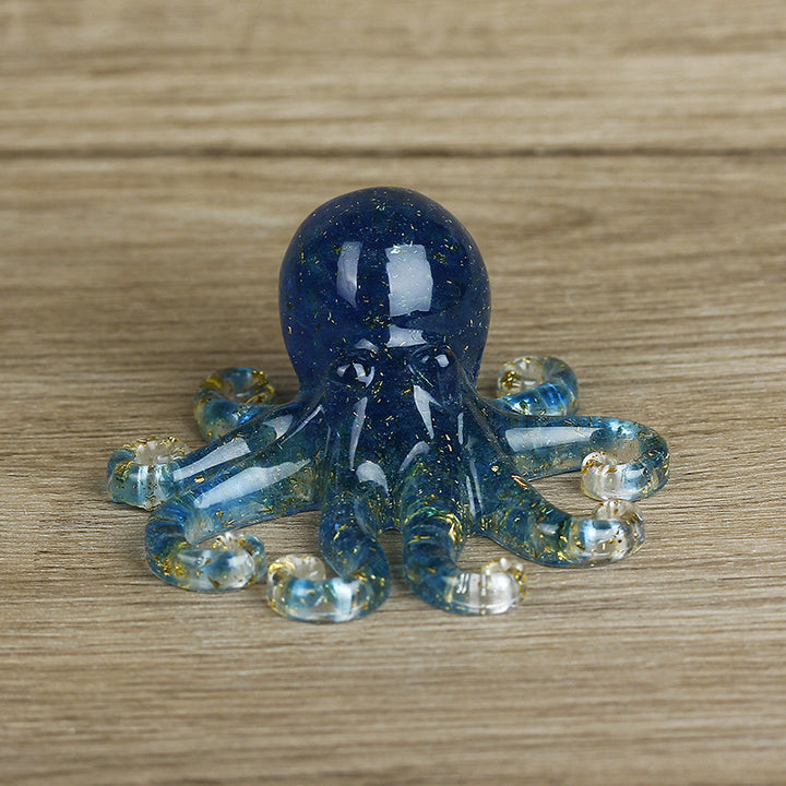 Grava de cristal natural con forma de pulpo de Olivenorma 