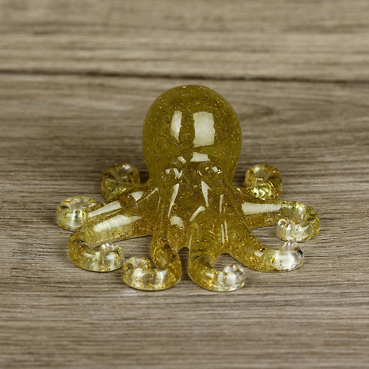 Grava de cristal natural con forma de pulpo de Olivenorma 