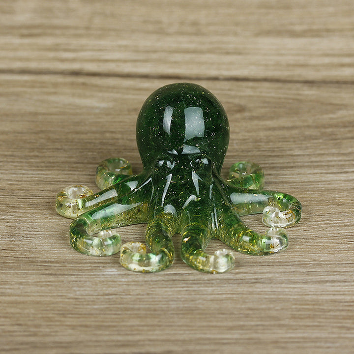 Grava de cristal natural con forma de pulpo de Olivenorma 
