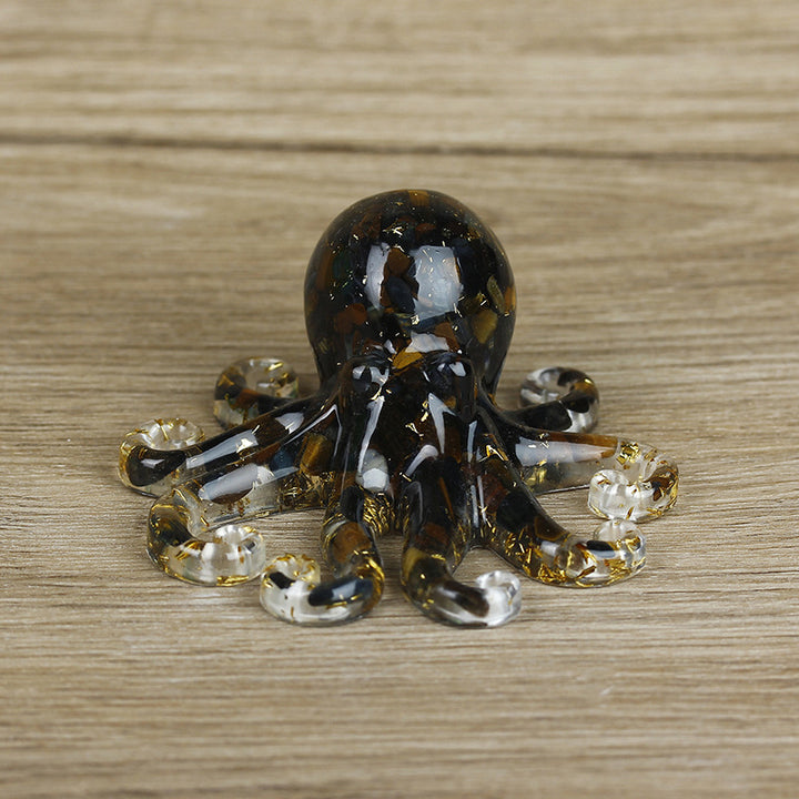 Grava de cristal natural con forma de pulpo de Olivenorma 