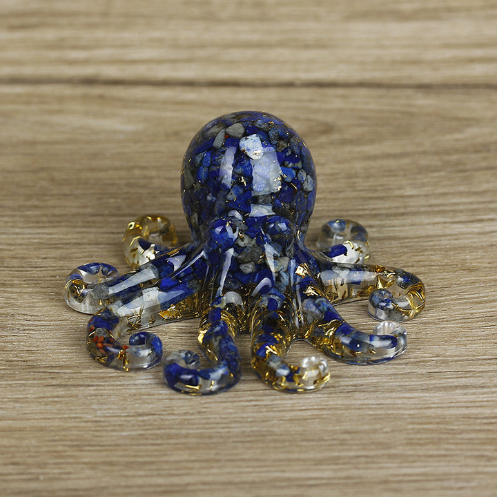 Grava de cristal natural con forma de pulpo de Olivenorma 