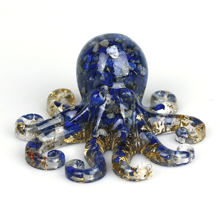 Grava de cristal natural con forma de pulpo de Olivenorma 