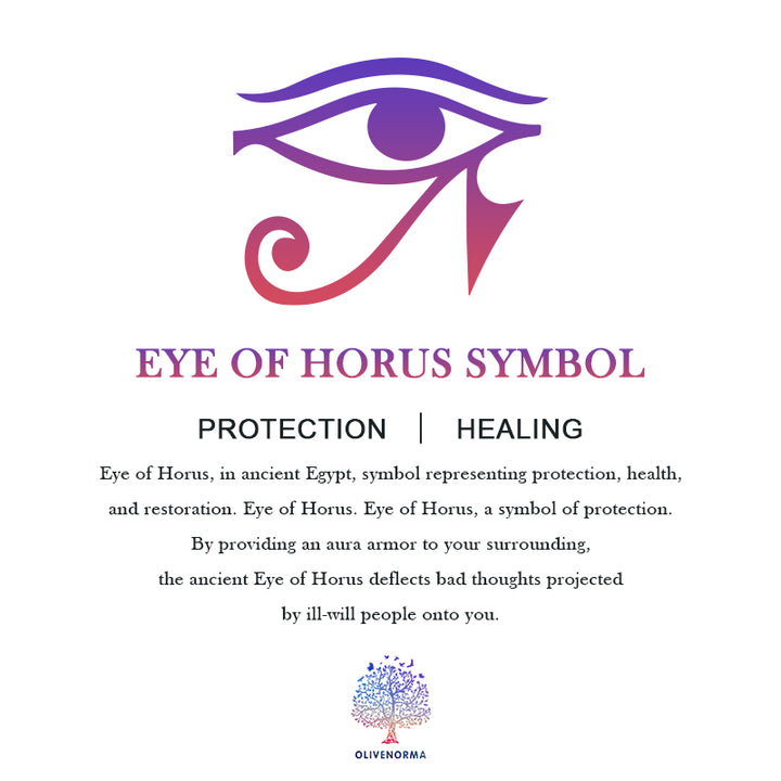 Pendientes de ojo de Horus con turquesa de plata de ley S925 de Olivenorma 