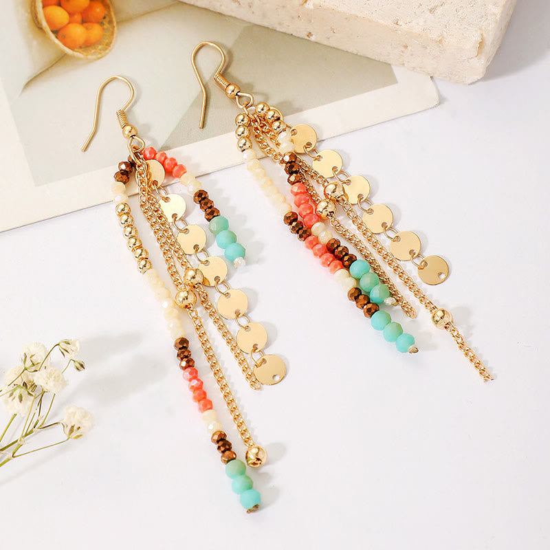 Conjunto de joyas de cuarzo limón y amazonita de Olivenorma
