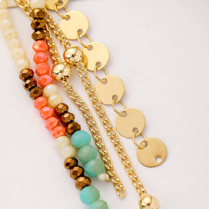 Conjunto de joyas de cuarzo limón y amazonita de Olivenorma