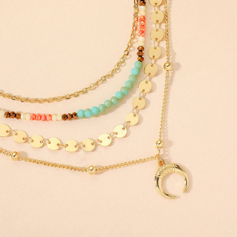 Conjunto de joyas de cuarzo limón y amazonita de Olivenorma