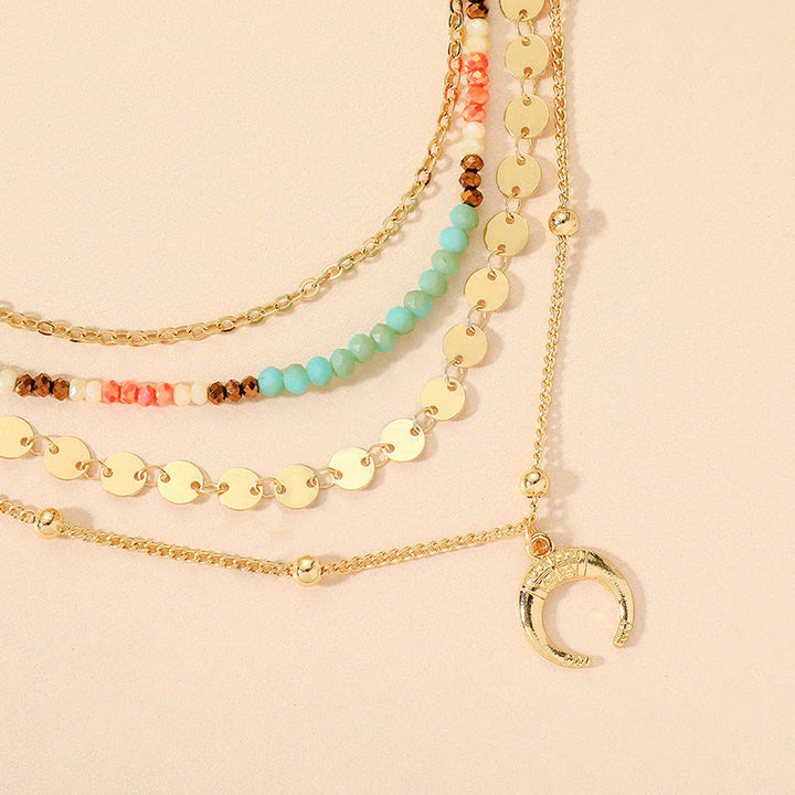 Conjunto de joyas de cuarzo limón y amazonita de Olivenorma