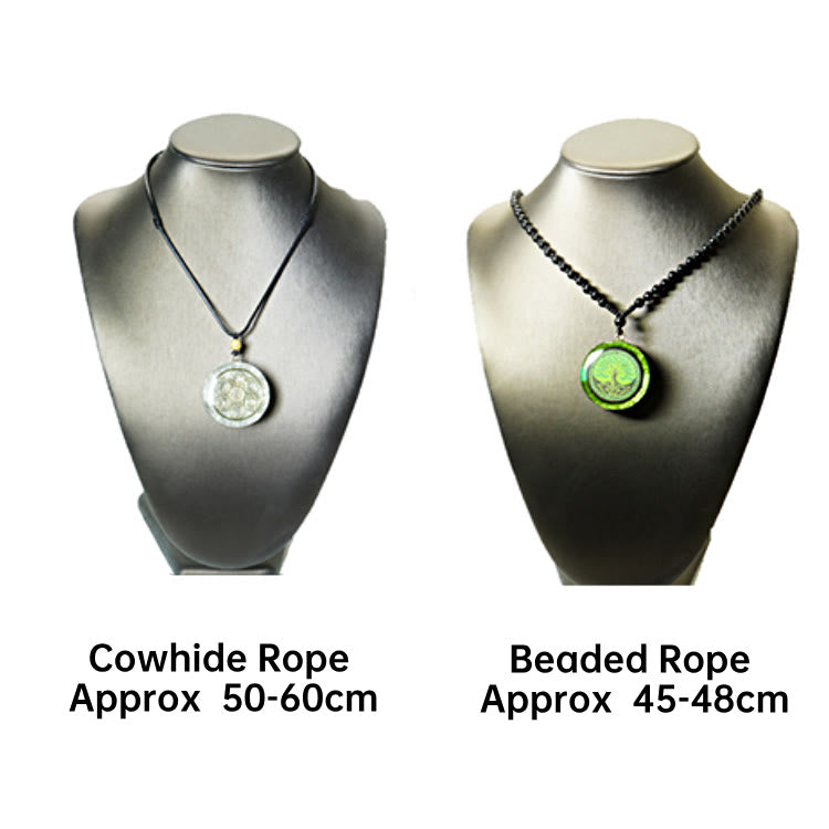 Collar de orgón curativo con amatista de Olivenorma 