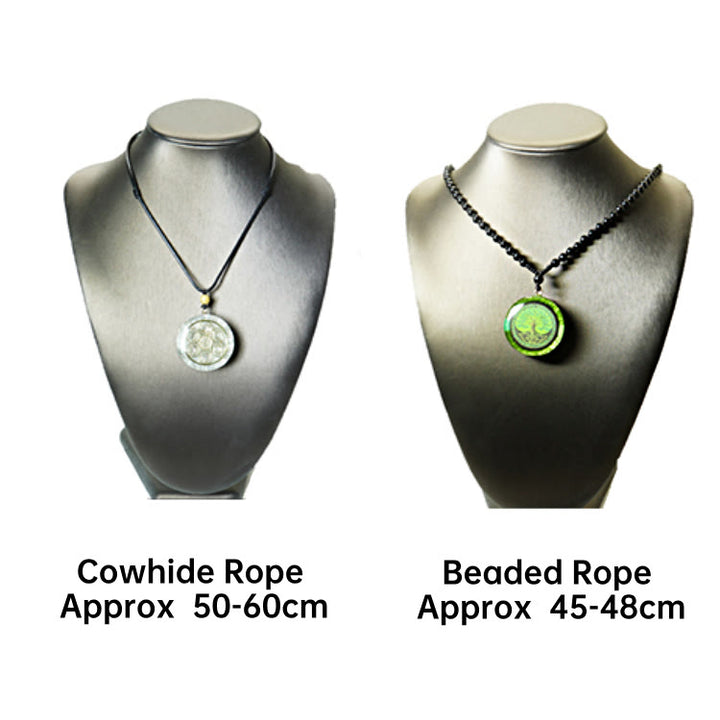 Collar de orgón curativo con amatista de Olivenorma 