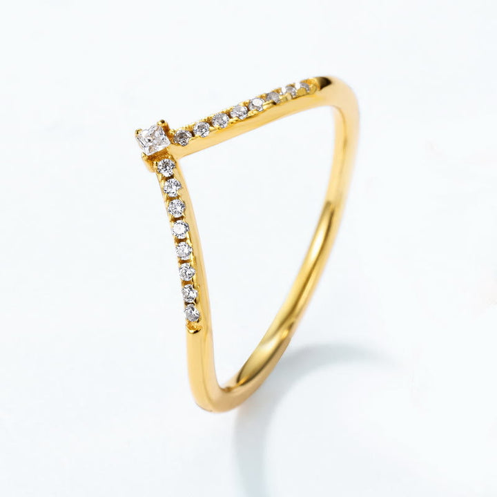 Anillo de plata S925 con ágata musgosa hexagonal de 2 piezas de Olivenorma