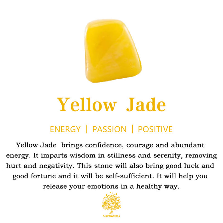 Anillo de cuentas de jade amarillo extrafino de 2 mm de Olivenorma 