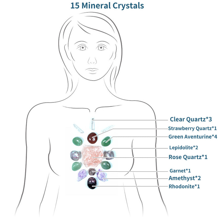 Generador de energía de piedras originales de Olivenorma, matriz de cristales para chakras y corazón.