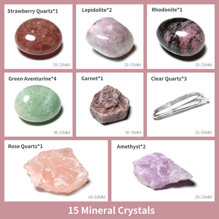 Generador de energía de piedras originales de Olivenorma, matriz de cristales para chakras y corazón.