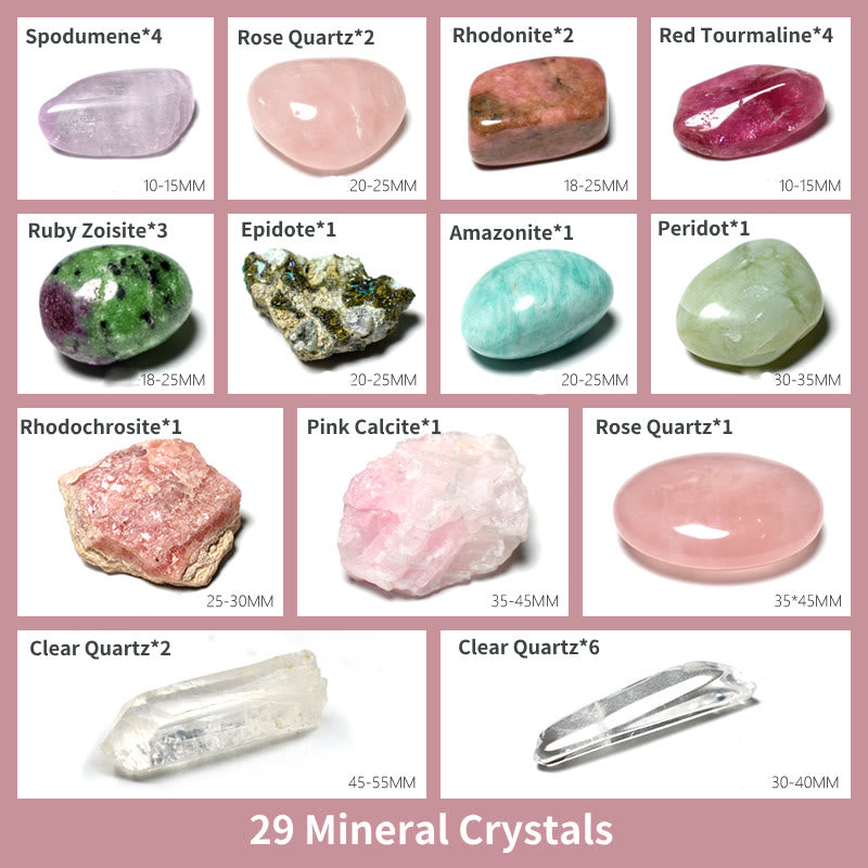 Generador de energía de piedras originales de Olivenorma, matriz de cristales para chakras y corazón.