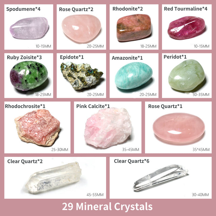 Generador de energía de piedras originales de Olivenorma, matriz de cristales para chakras y corazón.