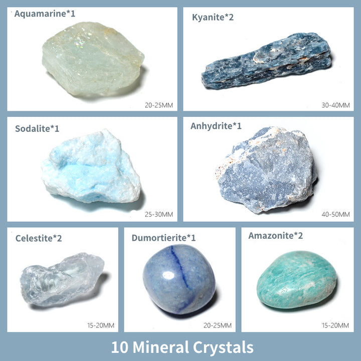 Generador de energía Olivenorma , arreglo de cristales para el chakra de la garganta