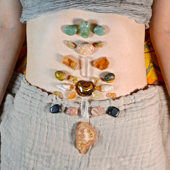Generador de energía Olivenorma Matriz de cristales para el chakra del plexo solar