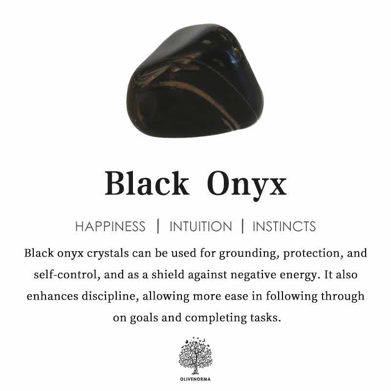 Pulsera trenzada con cuentas de cristal natural de Olivenorma para el mal de ojo 