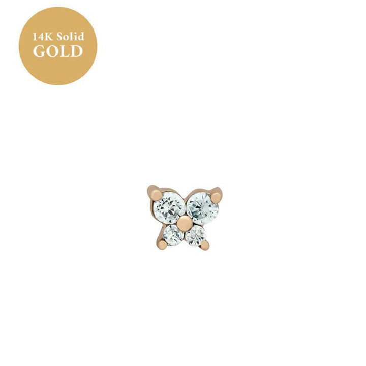 Pendientes con forma de mariposa y piedra natal de Olivenorma12 