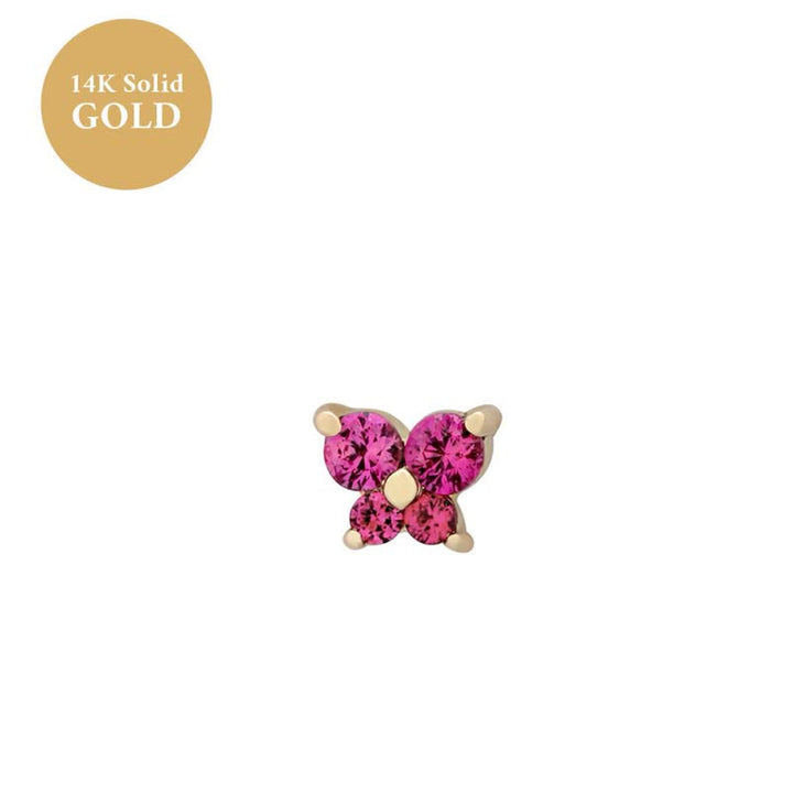 Pendientes con forma de mariposa y piedra natal de Olivenorma12 